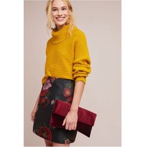 NWT Anthropologie Lauritzen Jacquard Mini Skirt L